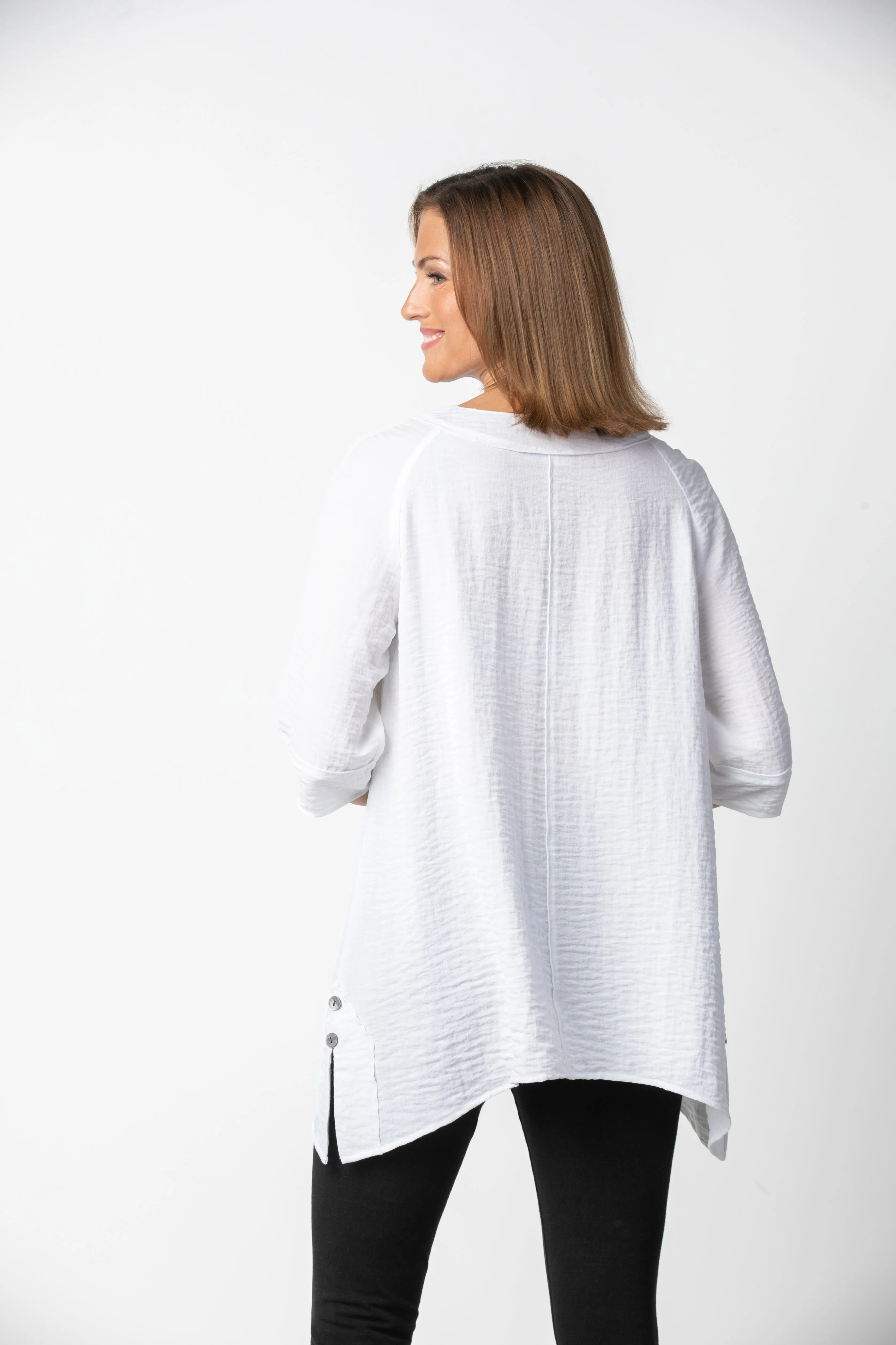 Pieced Button Tunic