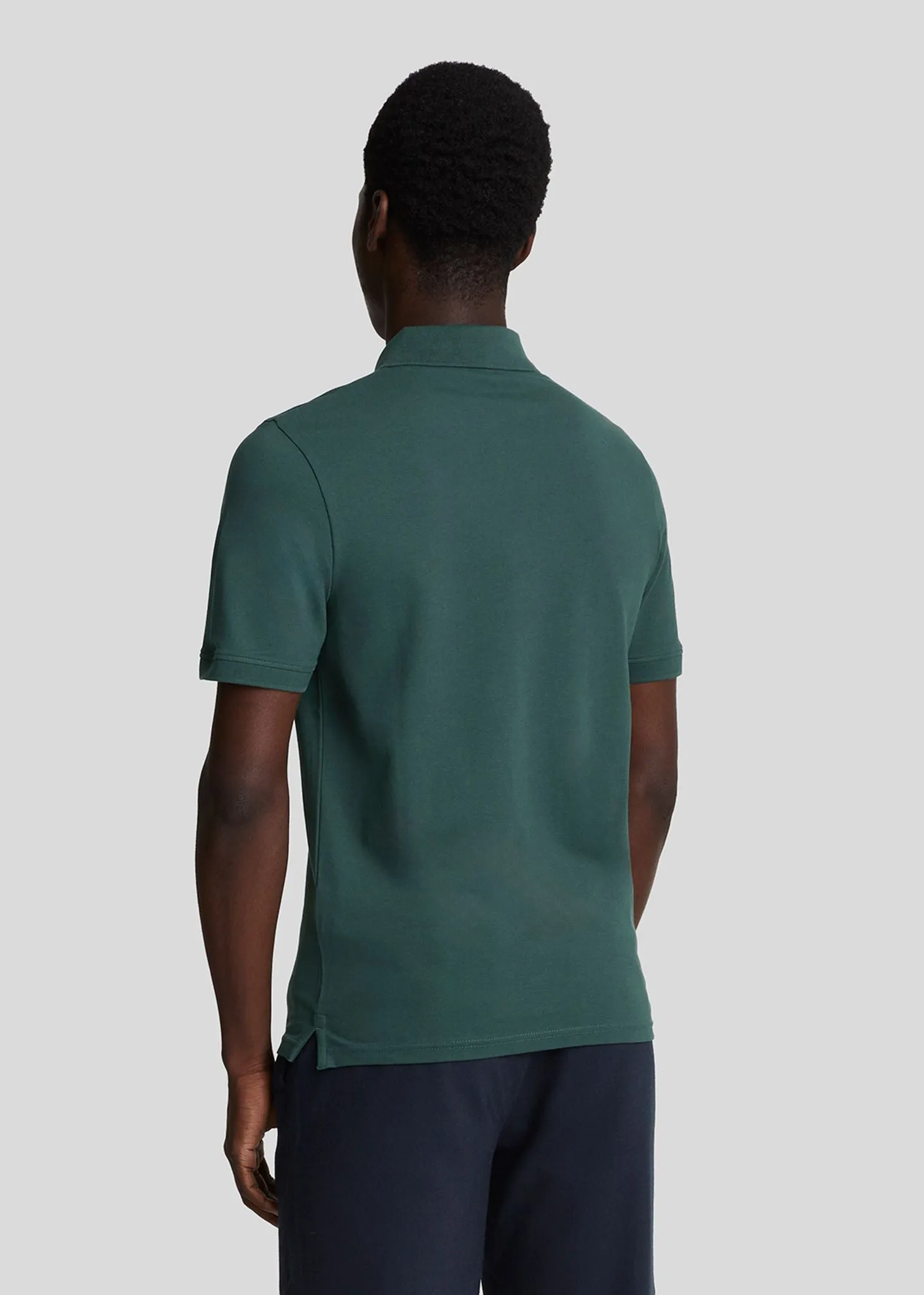 Plain polo shirt - argyle teal